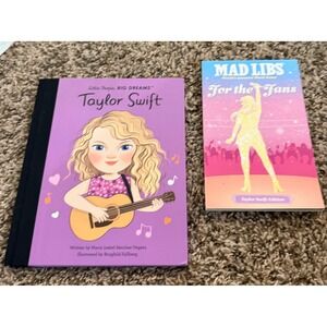 Frances Lincoln Little People Big Dreams-Taylor Swift & Mad Libs For Fans (NWT)